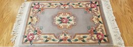 2 x 3 Taupe Hand Woven French Aubusson 90L Wool 415445
415582 Montaage Inc. image 5