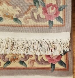2 x 3 Taupe Hand Woven French Aubusson 90L Wool 415445
415582 Montaage Inc. image 6