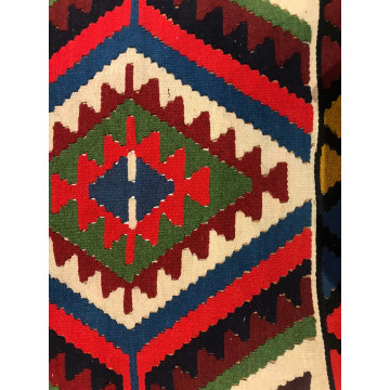 3.3 x 5.2   Kilim 100% Wool Hand Knotted Area Rug 98-1086 Montaage Inc. image 3