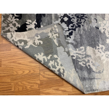 8 x 10 Hand Knotted 100% Bamboo silk Area Rug A150 Montaage Inc. image 4