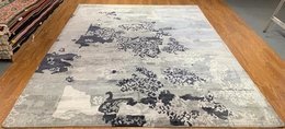 8 x 10 Hand Knotted 100% Bamboo silk Area Rug A150 Montaage Inc. image 2