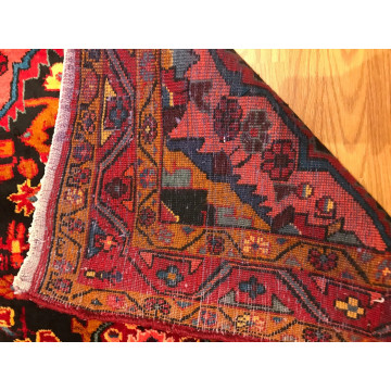 4.10 x 6.11 Vintage Tribal 100% Wool Hand Knotted Vegetable Dye Area Rug FBJ2003 Montaage Inc. image 4