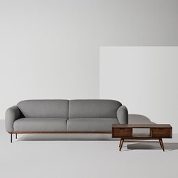 NUEVO BENSON SOFA LIGHT GREY HGSC215 Montaage Inc. image 1