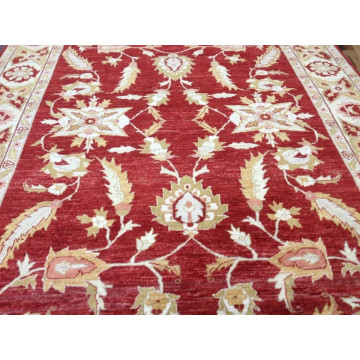 8 x 10 Pakistan Peshavar Veg Dye Hand Knotted Oriental Rug KH Montaage Inc. image 3