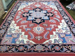 6 x 9 Hand Knotted Oriental Rug Wool KH Montaage Inc. image 1