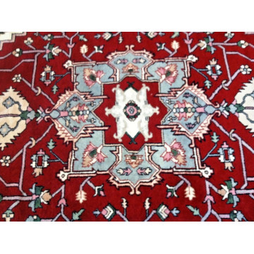 6 x 9 Indo Heriz Hand Knotted Oriental Rug Wool KH Montaage Inc. image 5