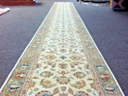 2.6 x 18 Pak Peshavar Runner  Vegetable dye  Wool Hand Knotted Rug KH Montaage Inc. image 1