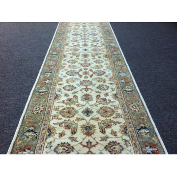 2.6 x 18 Pak Peshavar Runner  Vegetable dye  Wool Hand Knotted Rug KH Montaage Inc. image 4