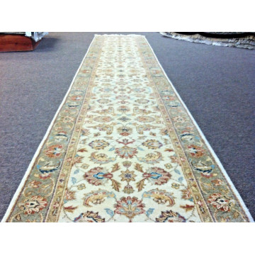 2.6 x 18 Pak Peshavar Runner  Vegetable dye  Wool Hand Knotted Rug KH Montaage Inc. image 7