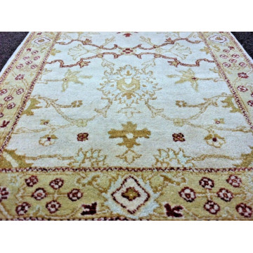 2.7 x 13 Indo Oushak Runner Vegetable dye  Wool Hand Knotted Rug KH Montaage Inc. image 3