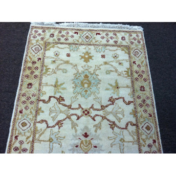 2.7 x 13 Indo Oushak Runner Vegetable dye  Wool Hand Knotted Rug KH Montaage Inc. image 7