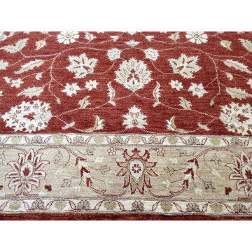 8 x 10 Fine Quality Indo Peshavar Hand Knotted Oriental Rug Wool KH Montaage Inc. image 3