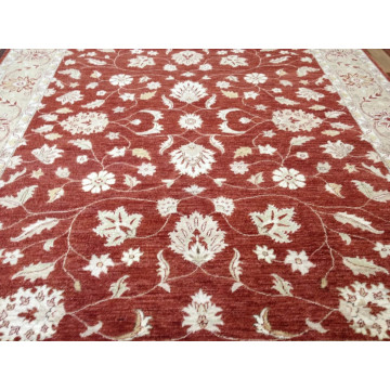 8 x 10 Fine Quality Indo Peshavar Hand Knotted Oriental Rug Wool KH Montaage Inc. image 5