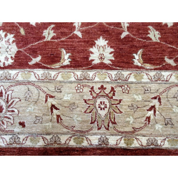8 x 10 Fine Quality Indo Peshavar Hand Knotted Oriental Rug Wool KH Montaage Inc. image 8