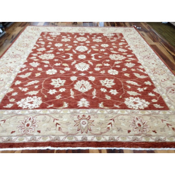 8 x 10 Fine Quality Indo Peshavar Hand Knotted Oriental Rug Wool KH Montaage Inc. image 1