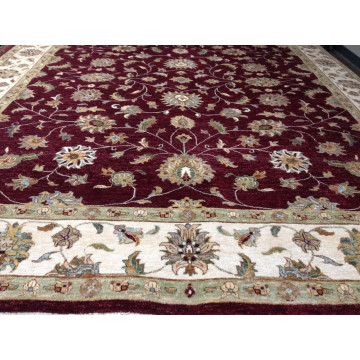 8 x 10 Fine Quality Indo Peshavar Hand Knotted Oriental Rug Wool KH Montaage Inc. image 7