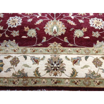 8 x 10 Fine Quality Indo Peshavar Hand Knotted Oriental Rug Wool KH Montaage Inc. image 3