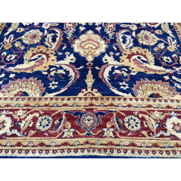 8 x 10 Pak Peshavar Chobi Hand Knotted Oriental Rug Wool