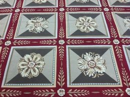 9' X 12' Hand Made English Aubusson Savonnerie Design Needle point wool Area rug KH Montaage Inc. image 5