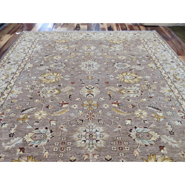 8x10 Lavender Pakistan Peshawar Hand Knotted Wool Oriental Area Rug