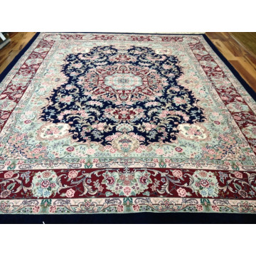 8x10 Fine Sino Wool & Silk Hand Knotted Oriental Area Rug KH00009 Montaage Inc. image 1
