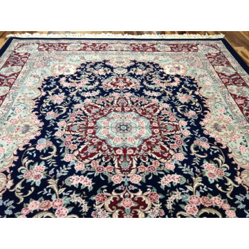 8x10 Fine Sino Wool & Silk Hand Knotted Oriental Area Rug KH00009 Montaage Inc. image 5