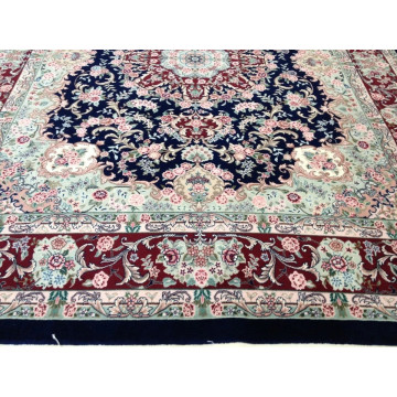 8x10 Fine Sino Wool & Silk Hand Knotted Oriental Area Rug KH00009 Montaage Inc. image 2