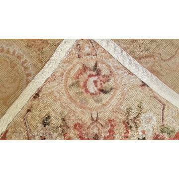 6 x 9 Hand woven French Needlepoint Portuguese Aubusson 100% wool Area rug Mon-200022 Montaage Inc. image 12