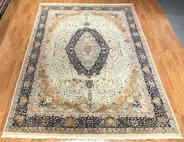 8 x 10 New Hand Knotted 100% Wool Area Rug Mon20021 Montaage Inc. image 1