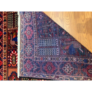 6.8 x 10.2Vintage Hand Knotted 100% Wool Vegetable Dye Area Rug T50039 Montaage Inc. image 6