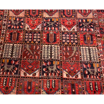6.11 x10.1  Vintage Hand Knotted 100% Wool Vegetable Dye Area Rug TB0041 Montaage Inc. image 4
