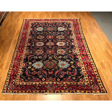 6.9 x 10.4  Vintage 100% Wool Hand Knotted Area Rug TB0050 Montaage Inc. image 3