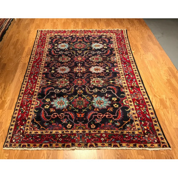 6.9 x 10.4  Vintage 100% Wool Hand Knotted Area Rug TB0050 Montaage Inc. image 1