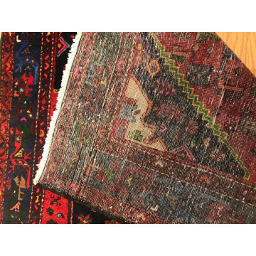 4.3 x 6.3 Vintage Tribal 100% Wool Hand Knotted Vegetable Dye Area Rug TD0019 Montaage Inc. image 4