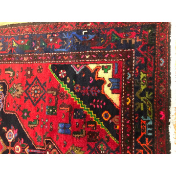 4.3 x 6.3 Vintage Tribal 100% Wool Hand Knotted Vegetable Dye Area Rug TD0019 Montaage Inc. image 5