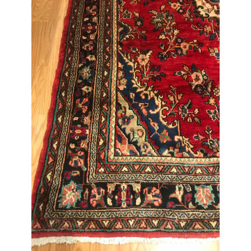 7.2 x 10  Vintage 100% Wool Hand Knotted Area Rug TD0021 Montaage Inc. image 6