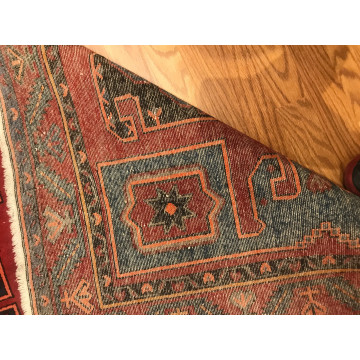 4.3 x 6.8 Vintage 100%Wool Hand Knotted Area Rug TD0028 Montaage Inc. image 4