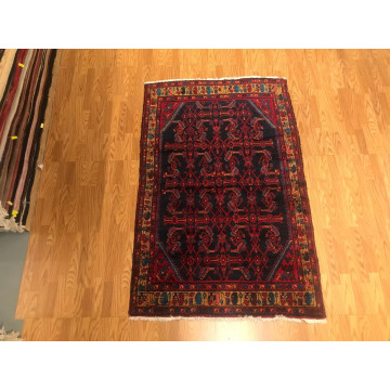 4.4 x6.8 Vintage 100%Wool Hand Knotted Area Rug TD0034 Montaage Inc. image 2