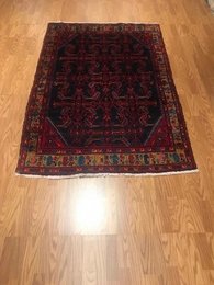 4.4 x6.8 Vintage 100%Wool Hand Knotted Area Rug TD0034 Montaage Inc. image 2