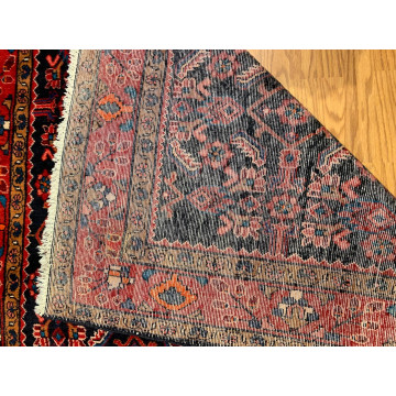5 x 12.6 Vintage Hand Knotted 100% Wool Vegetable Dye Area Rug TD0040 Montaage Inc. image 5