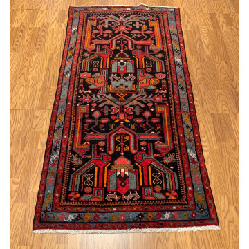 Black Vintage Geometric Area Rug product image image 3