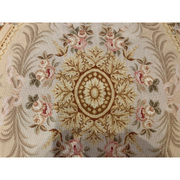8 x 10 Needle Point 100% Wool Hand Knotted Area Rug TR00158 Montaage Inc. image 6