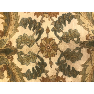 8 x 10 Indo Agra Hand spawned Wool Hand Knotted Oriental Rug TR00175 Montaage Inc. image 5