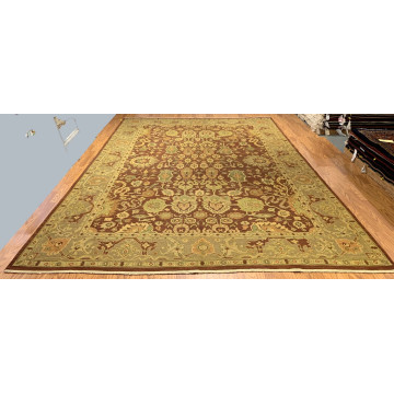 9 x 12 Hand Knotted 100% Wool Area Rug TR00200 Montaage Inc. image 1