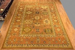 9 x 12 Hand Knotted 100% Wool Area Rug TR00203 Montaage Inc. image 1