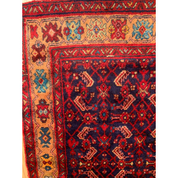 4.5  x 6.5  Vintage Tribal Red 100% Wool Hand Made Rug Vegetable Dye TR003 Montaage Inc. image 6