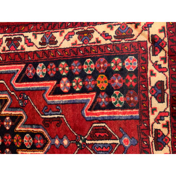 4.2  x 6.8  Vintage Tribal Red 100% Wool Hand Made Rug Vegetable Dye TR004 Montaage Inc. image 5