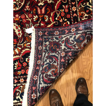 6.9 x 10.2  Vintage 100% Wool Hand Knotted Area Rug TR0045 Montaage Inc. image 4