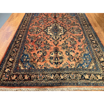 7.2 x 9.11 Vintage Hand Knotted 100% Wool Vegetable Dye Area Rug TR-0049 Montaage Inc. image 8