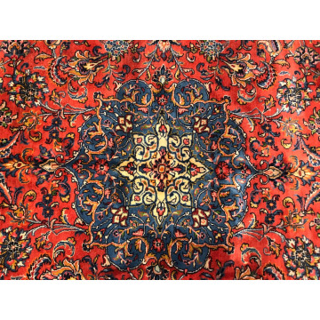 9.2 x 13  Semi Antique Sarough  Hand Knotted 100% Wool Rug TR00510 Montaage Inc. image 3